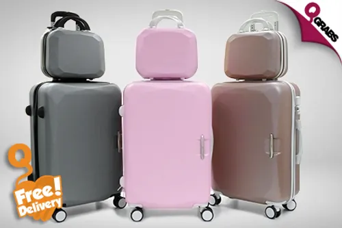 For QR249 Travel Smarter with a Two-Piece Luggage Set - With FREE Delivery! (QR499 Value)